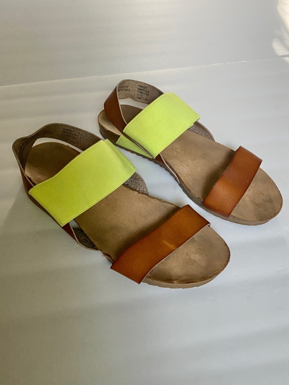 Mossimo Neon Sandals Sz 8